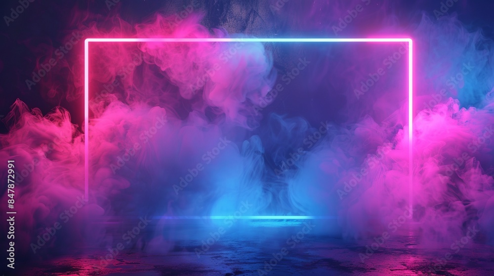 Neon style background Neon style background