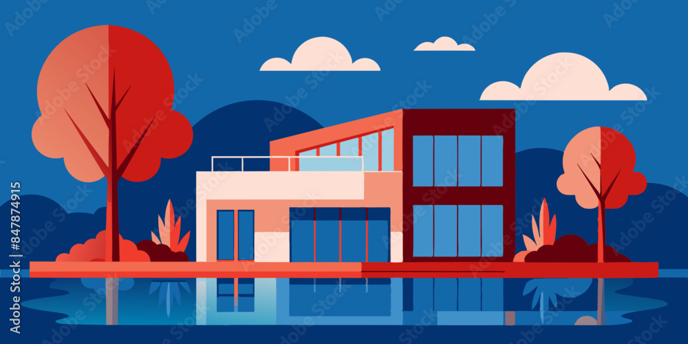 An idyllic lakeside house surrounded by nature's beauty, offering a serene and picturesque setting.Scenic house by the lake, nestled among trees with a picturesque view. An idyllic lakeside house surrounded by nature's beauty, offering a serene and picturesque setting.Scenic house by the lake, nestled among trees with a picturesque view.