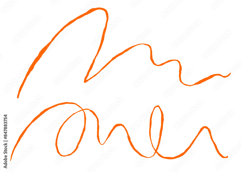 Png abstract red line in doodle style Png abstract red line in doodle style