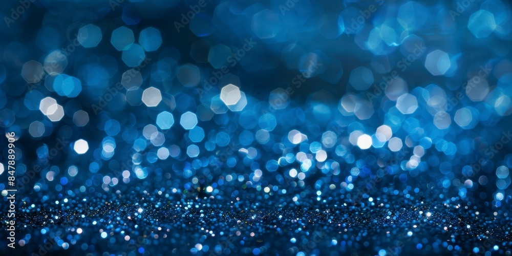Dark blur blue background with sparkly blue glitter