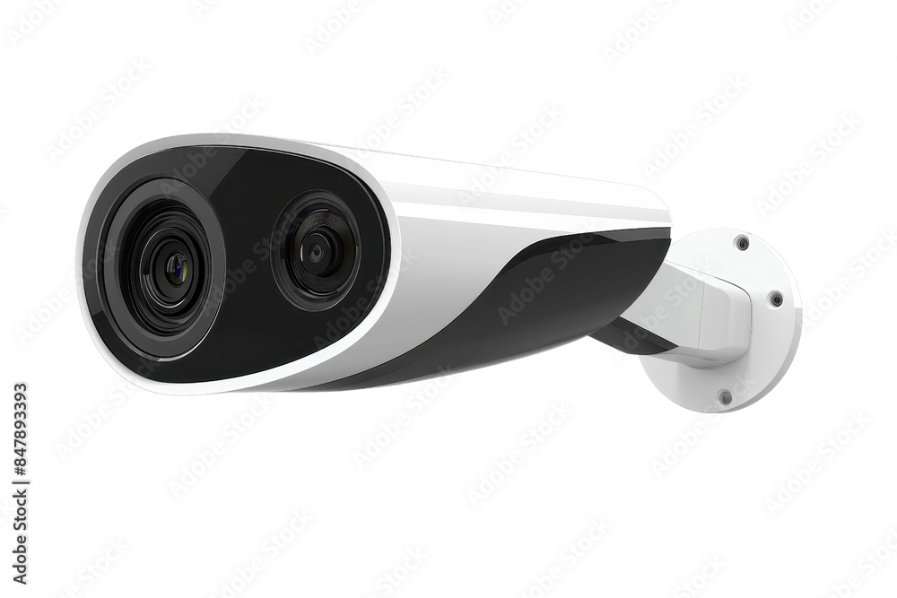 High-quality dual-lens security camera for surveillance, featuring a sleek design and advanced technology for enhanced monitoring and safety. High-quality dual-lens security camera for surveillance, featuring a sleek design and advanced technology for enhanced monitoring and safety.