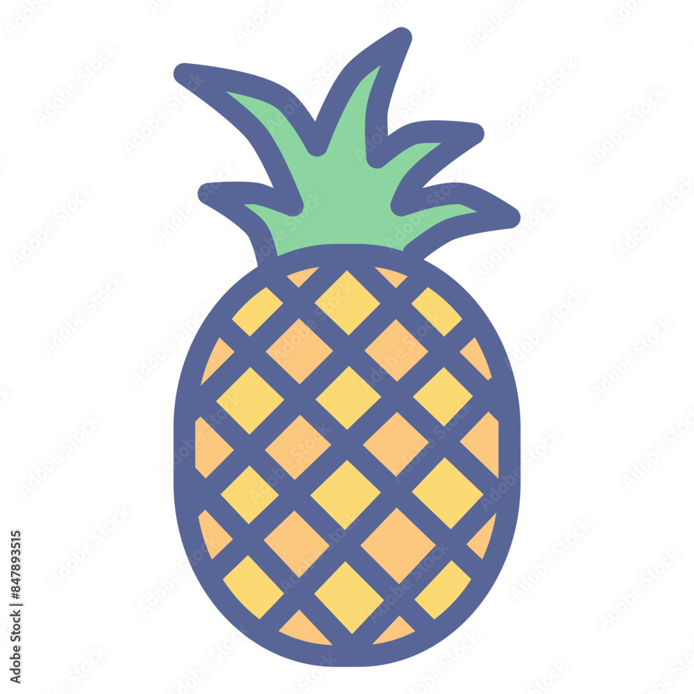 Obraz premium Pineapple Icon