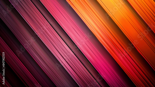 Orange and Burgundy with templates metal texture soft lines tech gradient abstract diagonal background