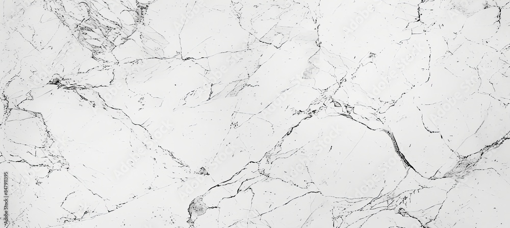 Minimalist White Marble Texture: A clean and refined white marble texture background featuring