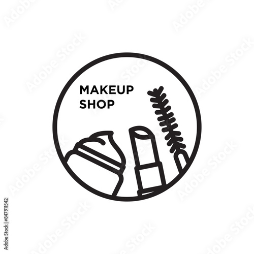 Beauty Products Shopping Icon Ideal for Retail and Cosmetic Purchases