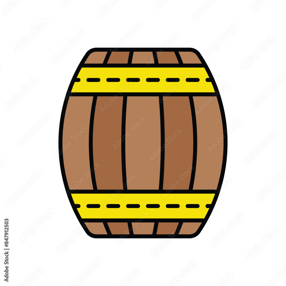 Barrel vector icon Barrel vector icon