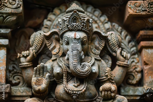 Wallpaper Mural A close up of a statue of an elephant Torontodigital.ca