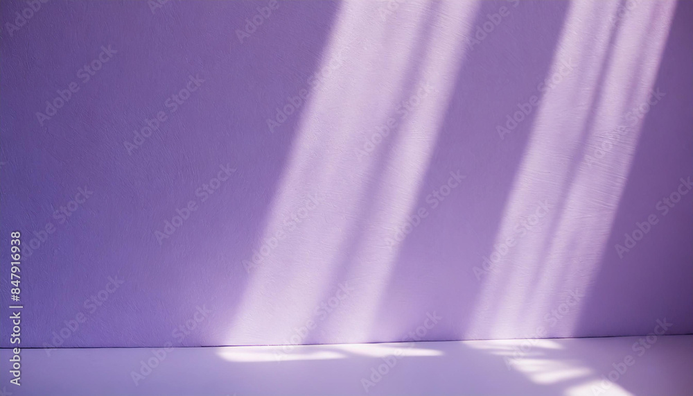 light background of purple empty wall with shadows, highlights and sun rays, summer spring background wallpaper for product presentation, abstract minimalistic light background of purple empty wall with shadows, highlights and sun rays, summer spring background wallpaper for product presentation, abstract minimalistic