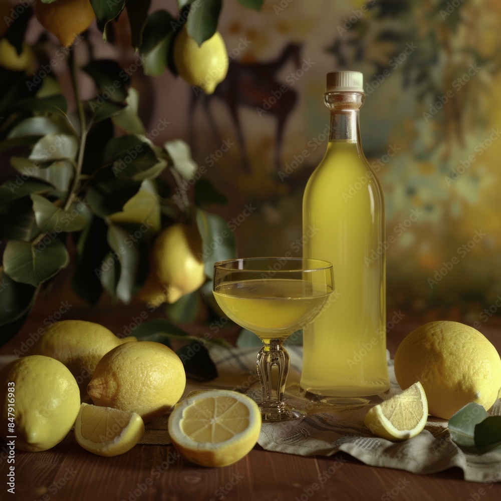 Limoncello bottle Limoncello bottle
