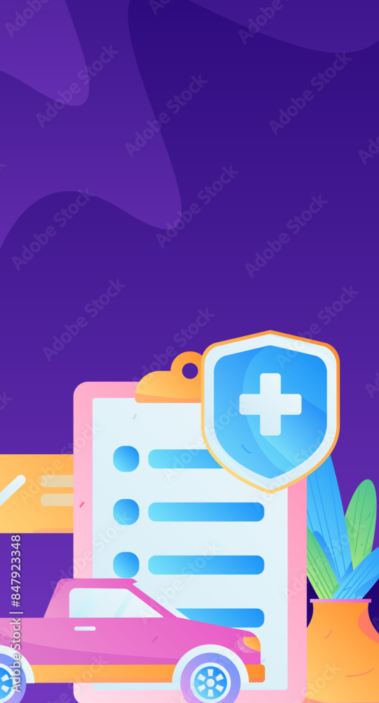 Buy insurance for car flat character vector concept operation illustration
Buy insurance for car flat character vector concept operation illustration