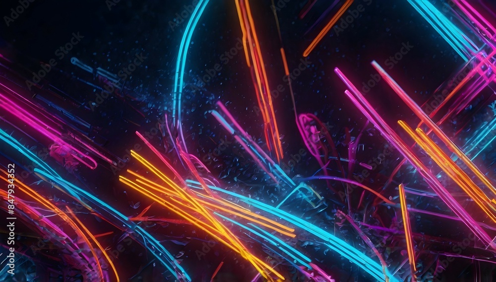 Abstract neon lights background Abstract neon lights background