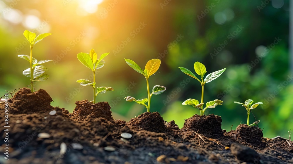 Sow the seeds of success for business growth. selective focus. Generative AI, Sow the seeds of success for business growth. selective focus. Generative AI,