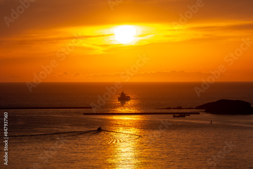 長崎の夕陽