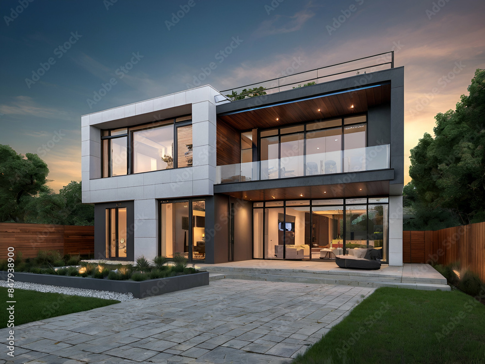 Sleek Contemporary House with Smart Technology
Sleek Contemporary House with Smart Technology