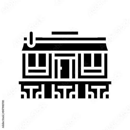 brasserie street food cafe glyph icon vector. brasserie street food cafe sign. isolated symbol illustration