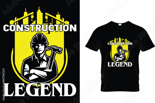 Construction legend - Construction T-Shirt Design