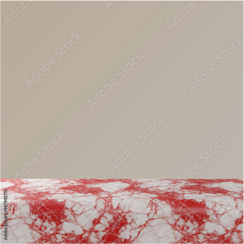 marble  table top 3d vector
