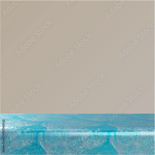 marble  table top 3d vector
