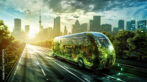 Embrace sustainability on the move with our innovative Sustainable Transportation Solutions  driving towards a greener future photo