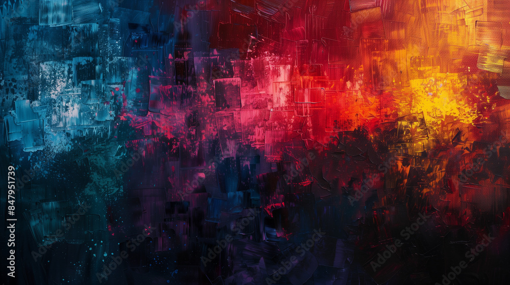 The abstract background in hand-painted oil on canvas is a reflection of modern art and contemporary trends in painting. The abstract background in hand-painted oil on canvas is a reflection of modern art and contemporary trends in painting.