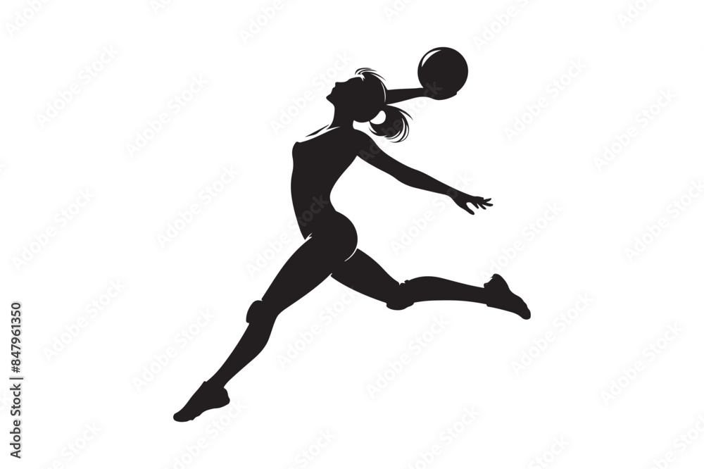 Woman volleyball player. Woman volleyball player.