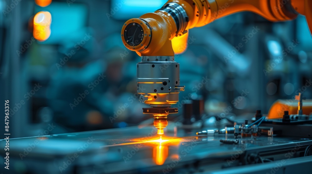 A robotic arm assists a surgeon during a minimally invasive procedure, highlighting the fusion of human skill and AI technology in precision healthcare interventions. A robotic arm assists a surgeon during a minimally invasive procedure, highlighting the fusion of human skill and AI technology in precision healthcare interventions.