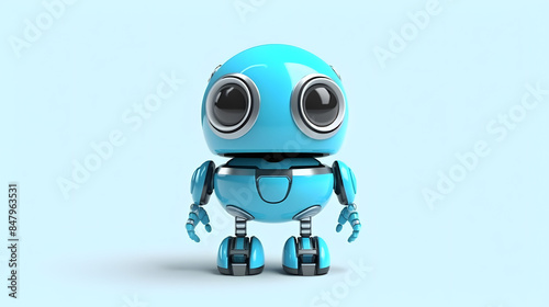 Companion Robot 3d character © arnanda