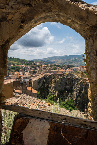 Nicosia, Sicily little medieval town in Enna province Madonie national park 