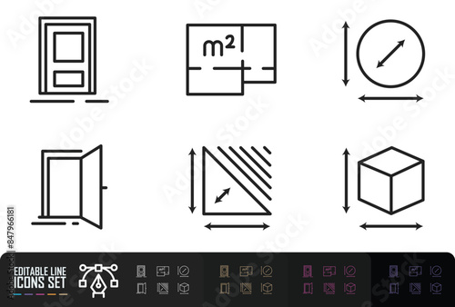 Pack of construction icons. Vector illustration