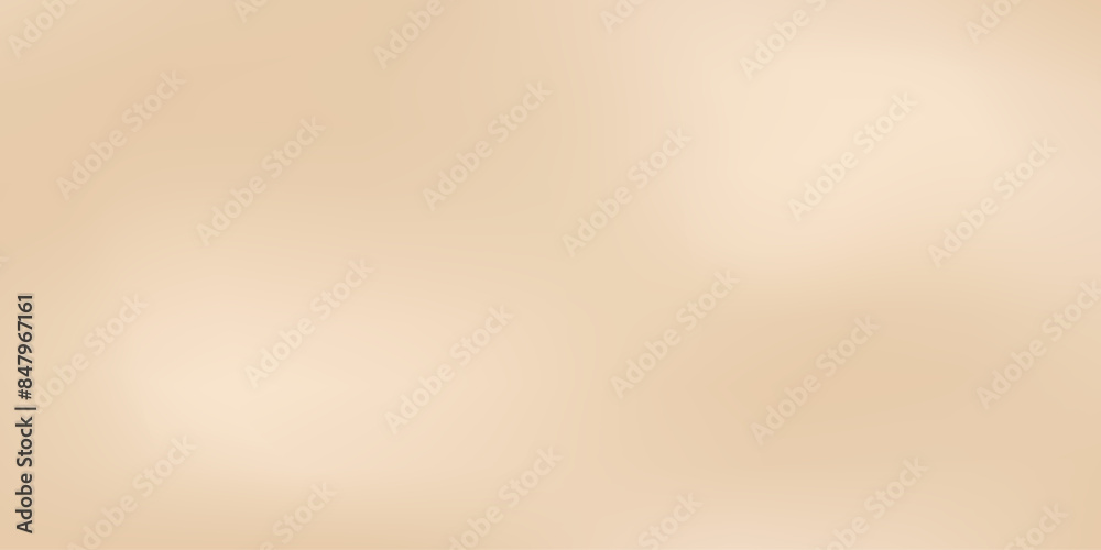 Beige gradient Nude color banner. Pastel cream background with blur. Calm abstract backup
