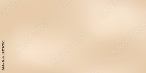 Beige gradient Nude color banner. Pastel cream background with blur. Calm abstract backup