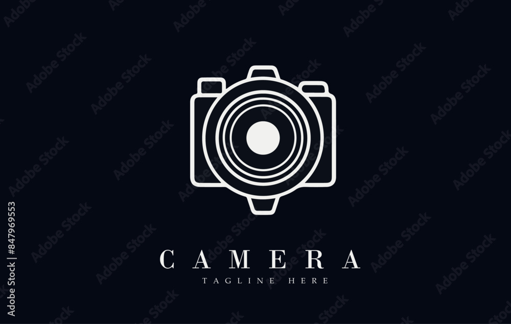 Camera vector logo design Camera vector logo design