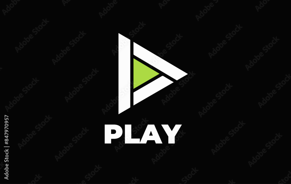 video player logo design concept video player logo design concept