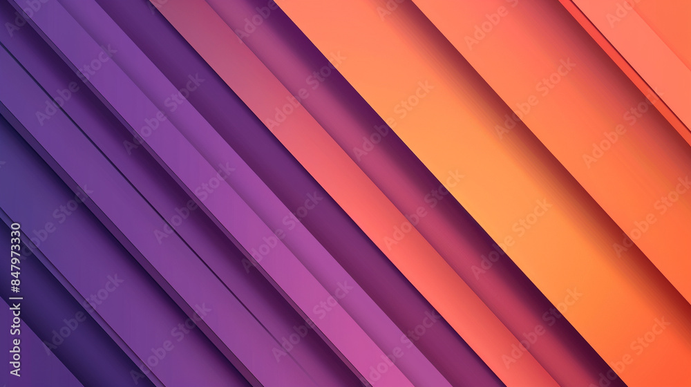Fototapeta premium Orange and Mauve with templates metal texture soft lines tech gradient abstract diagonal background 