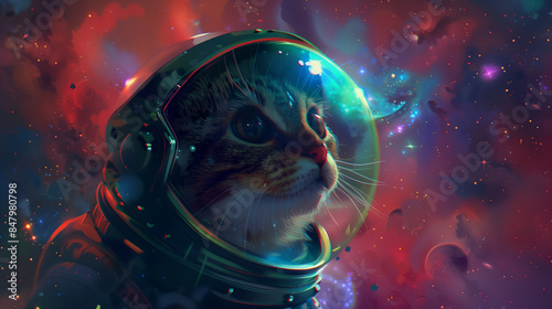 cat in space