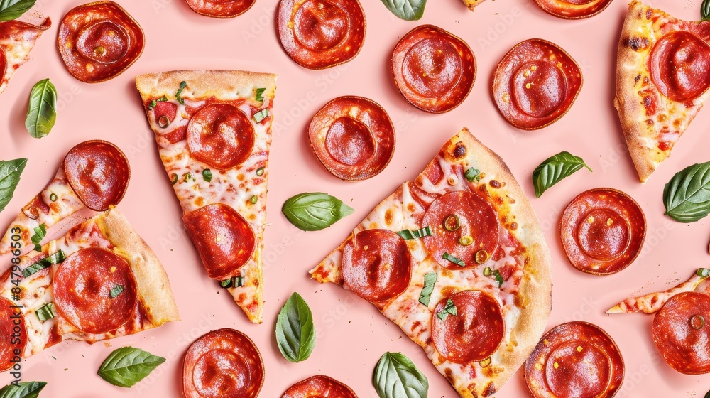 illustration seamless pizza texture background illustration seamless pizza texture background