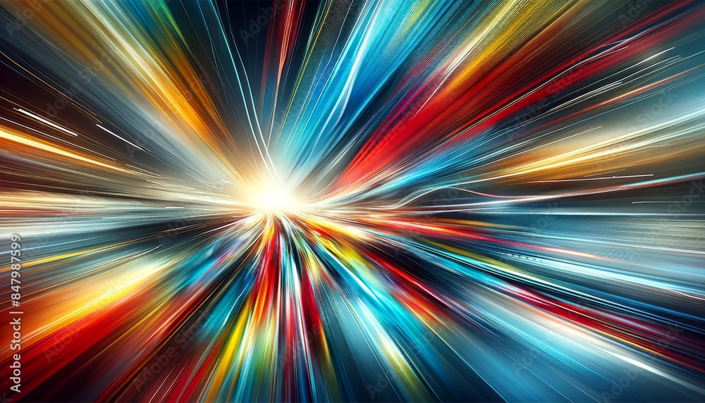 Speed Blur Abstract of motion and speed of racing car, depicted through streaks of vibrant colors against blurred background. dynamic and energetic visual, thrill and intensity of high-speed racing. Speed Blur Abstract of motion and speed of racing car, depicted through streaks of vibrant colors against blurred background. dynamic and energetic visual, thrill and intensity of high-speed racing.