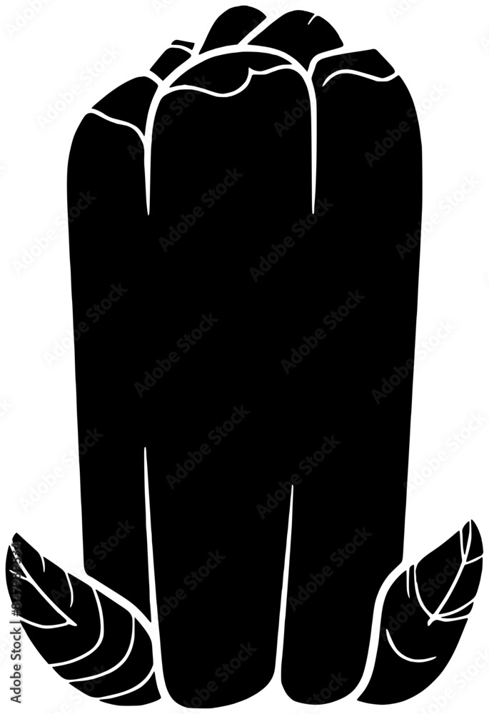 cassava illustration food silhouette tropical logo tapioca icon root outline plant nature manioc tree botany farm leaf agriculture raw shape farmland plantation vegetable for vector graphic background