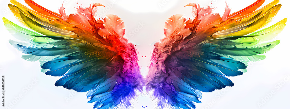 Vibrant Feathers: A Spectrum of Creativity Vibrant Feathers: A Spectrum of Creativity