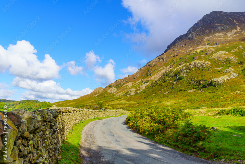 Mountain landscape in the Lake District