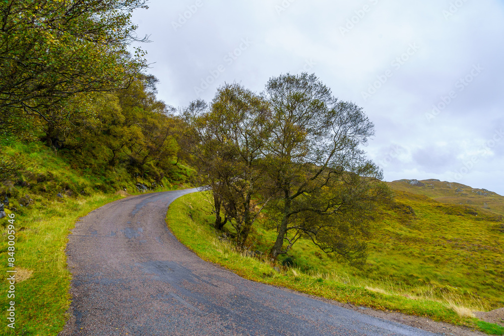 Coastal road in the Northwest Highlands