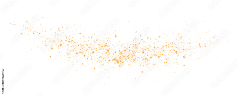 Golden dust, sparks and golden stars shine with special light. Trace of speed lines. Christmas light effect. Sparkling magic dust particles. PNG.
Golden dust, sparks and golden stars shine with special light. Trace of speed lines. Christmas light effect. Sparkling magic dust particles. PNG.