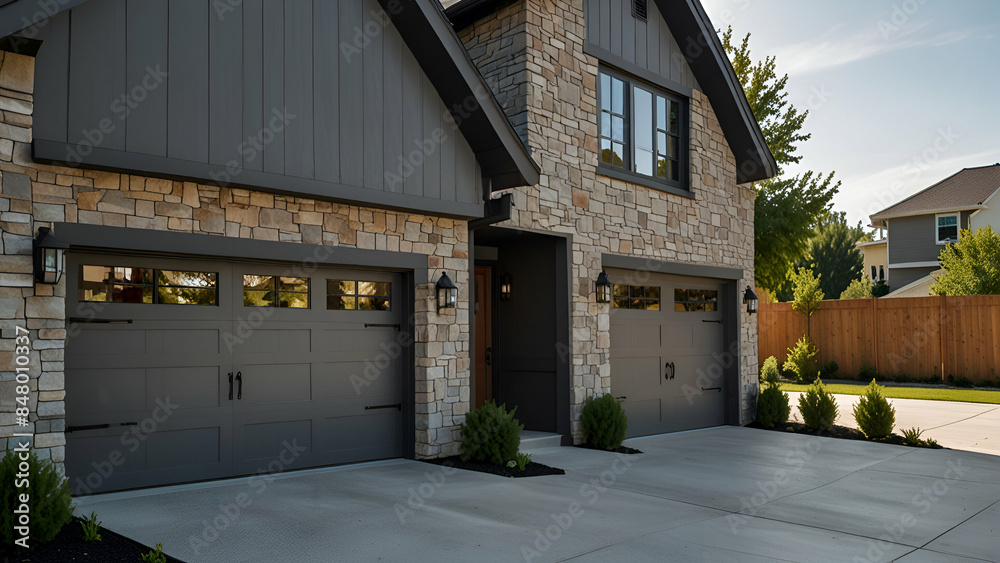Charming entrance to a beautiful house, adorned with lush greenery and inviting design. Charming entrance to a beautiful house, adorned with lush greenery and inviting design.