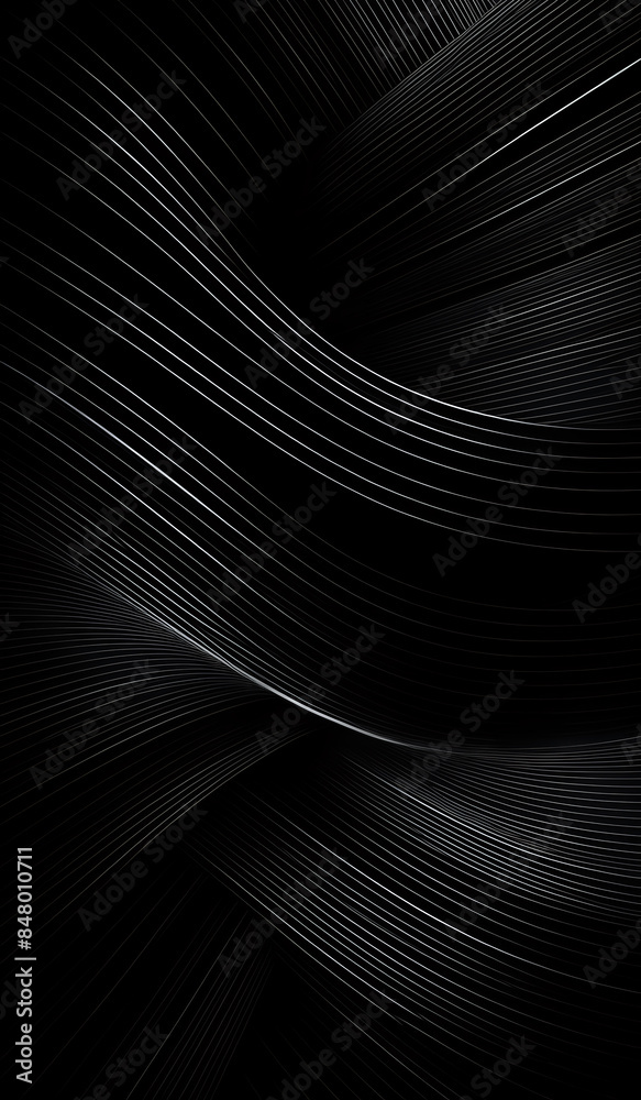Dark grey background with white glowing lines for social media post, business, advertising events Dark grey background with white glowing lines for social media post, business, advertising events