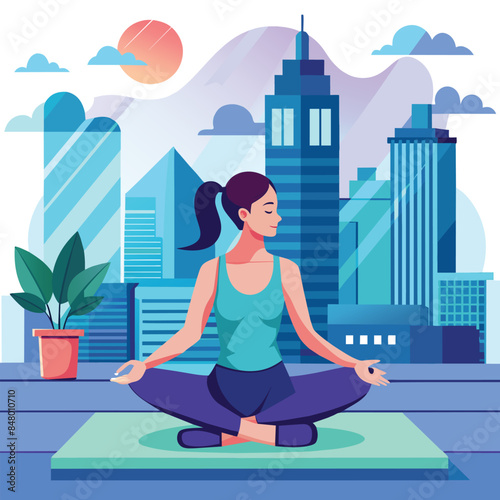 yoga in the city