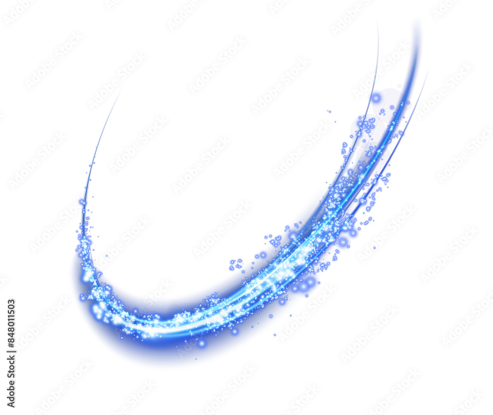 Blue dust, sparks and blue stars shine with special light. Trace of speed lines. Christmas light effect. Sparkling magic dust particles. PNG.
Blue dust, sparks and blue stars shine with special light. Trace of speed lines. Christmas light effect. Sparkling magic dust particles. PNG.