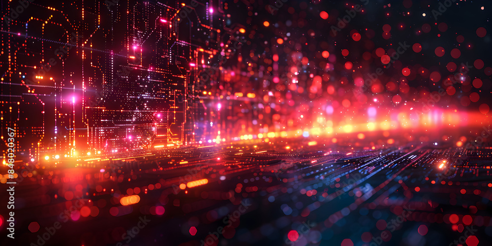 Digitaler abstrakter Hintergrund für technologische Operationen, neuronale Netze, KI, Datenübertragung und Verschlüsselung, digitale Archive, Audio- und visuelle Darstellungen, wissenschaft und mehr Digitaler abstrakter Hintergrund für technologische Operationen, neuronale Netze, KI, Datenübertragung und Verschlüsselung, digitale Archive, Audio- und visuelle Darstellungen, wissenschaft und mehr