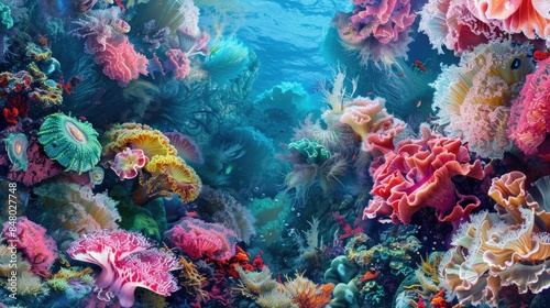 Wonders of the Coral Reef AI generated © Lisa_Art