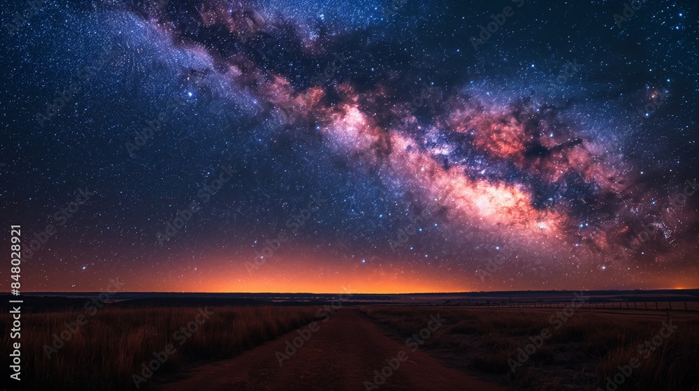 Tranquil Night in Eden Dark Sky Reserve: Stunning Milky Way and Starry Sky Scene in Pristine Australian Wilderness