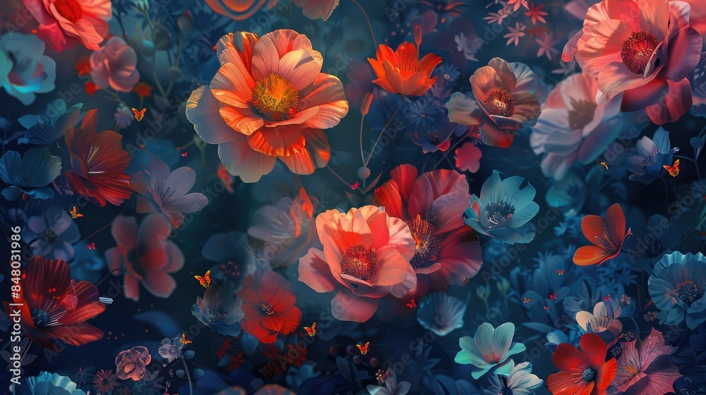 Blooming Wonders AI generated Blooming Wonders AI generated